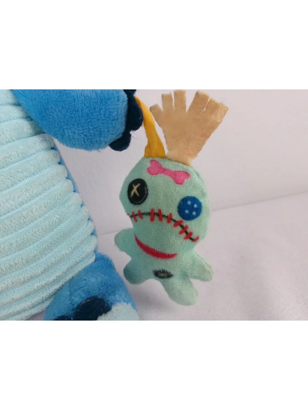 Disney Baby Stitch Activity Plush Teether Crinkle Sensory Toy w/ Scrump